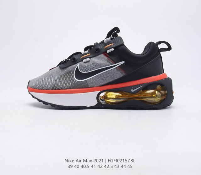 耐克 Nike Air Max 2021 男子运动鞋 集众多优点于一身 足底搭载革新型 Air 缓震配置 泡绵中底带来柔软轻盈脚感 塑就理想的舒适体验 该鞋款