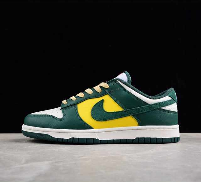 Dunk Low Noble Green 黄绿巴西反转 复古休闲板鞋 FD0350-133 尺码 36 36.5 37.5 38 38.5 39 40 40.