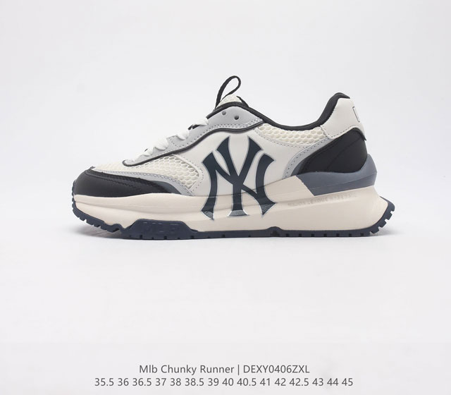 全新2023春夏鞋款 NY美国榄球洋基队New York Yankees x MLB Chunky Runner Liner 莱纳系列低帮厚底老爹风休闲运动慢
