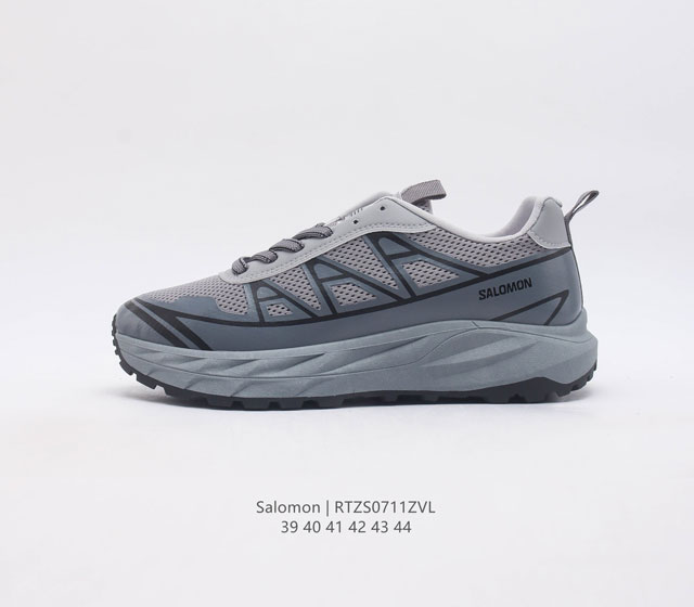 萨洛蒙 Salomon 缓冲轻量 缓震回弹运动鞋男士越野跑鞋 Salomon 是一个法国专业户外运动品牌 它生产鞋的本意 是让人们穿着去进行一些越野跑等山地运动