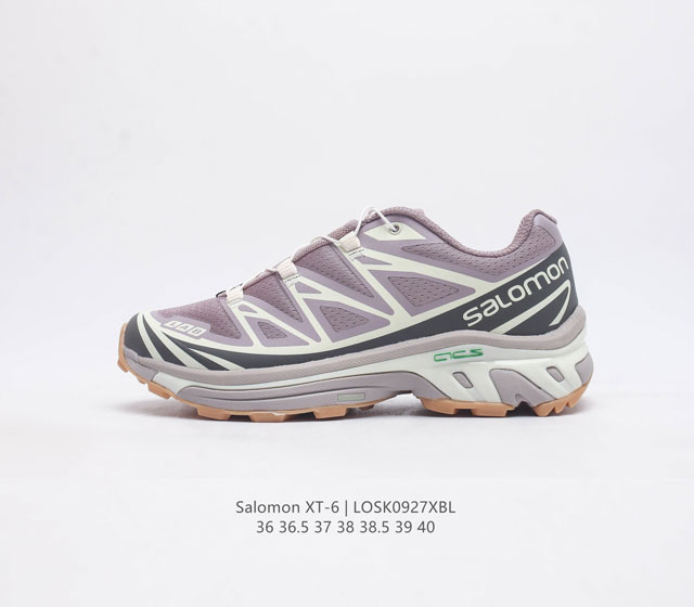 公司级 萨洛蒙 Salomon Xt-6 系列运动鞋款 户外运动舒适透气时尚潮流穿搭越野跑鞋 作为山系 户外穿搭风格的代表品牌 这两年 Salomon 不仅成为