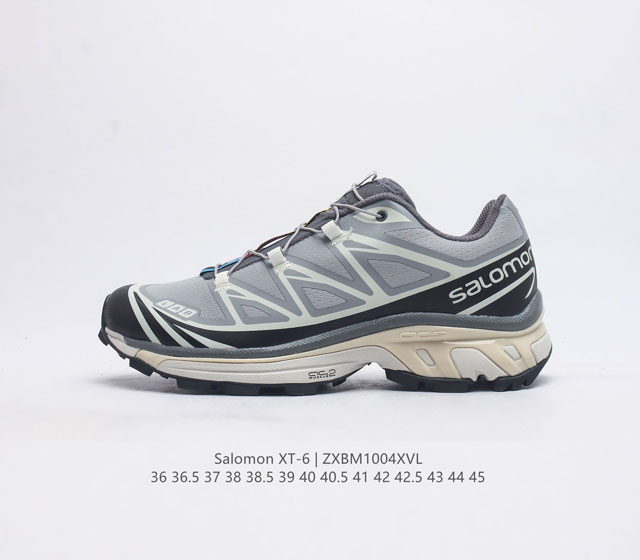 公司级 萨洛蒙 Salomon Xt-6 系列运动鞋款 户外运动舒适透气时尚潮流穿搭越野跑鞋 作为山系 户外穿搭风格的代表品牌 这两年 Salomon 不仅成为