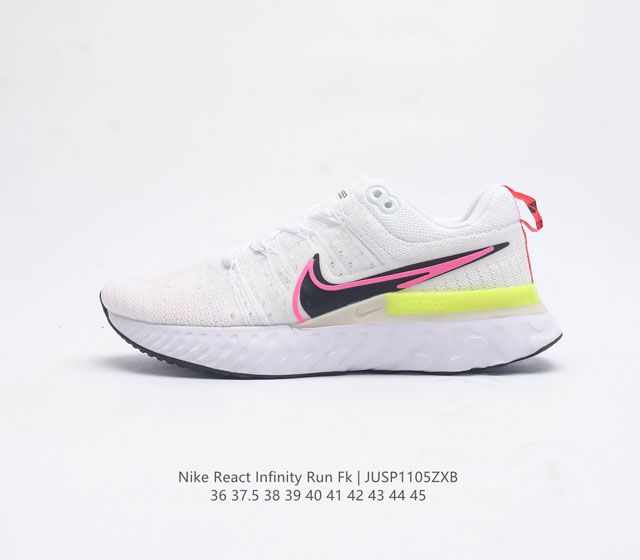 耐克男女鞋nike React Infinity Run Fk 轻便透气缓震跑步鞋 专为帮助减少跑步伤害而设计 系带设计 释放鞋款潜力 助力一路畅跑 Nike