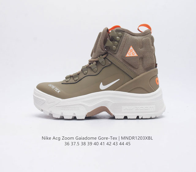 公司级耐克 Nike Acg Zoom Gaiadome Gore-Tex山脉2代系列高帮户外登山越跑徒步休闲运动鞋 货号: Dd2858-001 尺码: 36