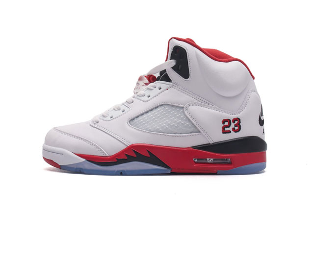 耐克 Nike Air Jordan 5 Retro 中帮 乔丹之子 Aj5 乔丹5代 Aj5 乔5 乔丹5 中邦 乔丹篮球运动鞋 复古休闲文化篮球鞋 后跟饰有