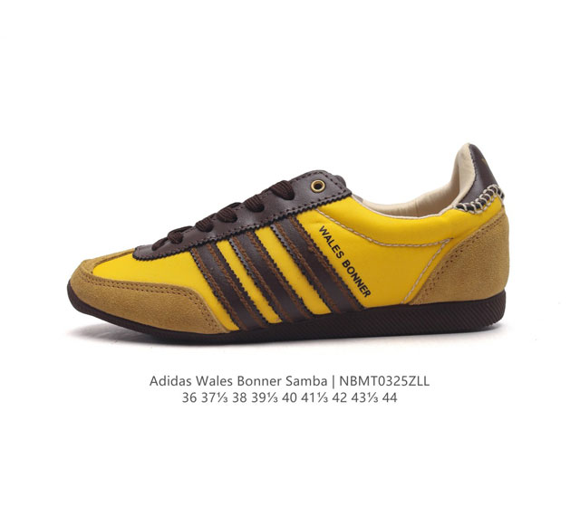 Wales Bonner X Ad Wb Japan Low Wb联名日产系列经典复古低帮休闲运动慢跑鞋 Originals 和设计师 Wales Bonner